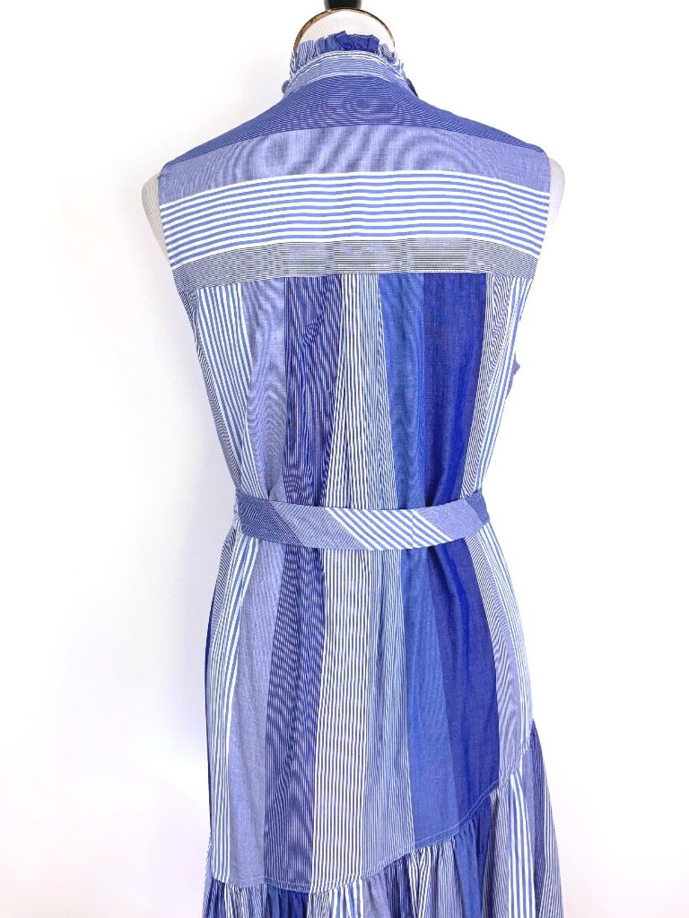 Derek Lam 10 Crossby Nerioa Dip Dye Hourglass Ombré Shirt Dress Sz 6 - Picture 10 of 16